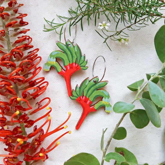 Kangaroo Paw Earrings