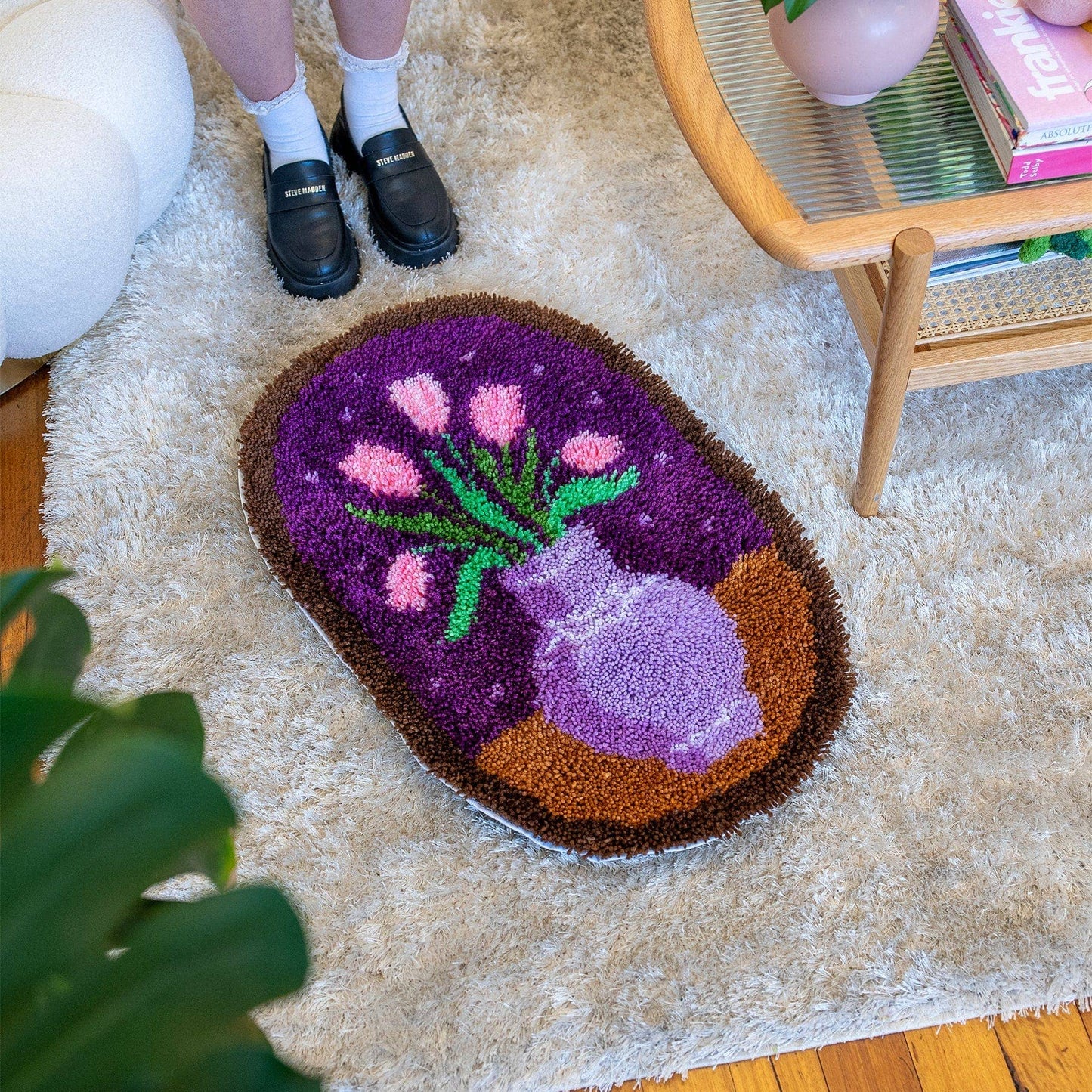 TULIPS FLOWER VASE - XL Rug Making Kit