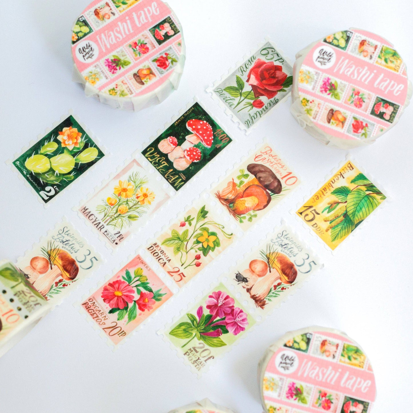 Washi Tape — Botanical Stamps