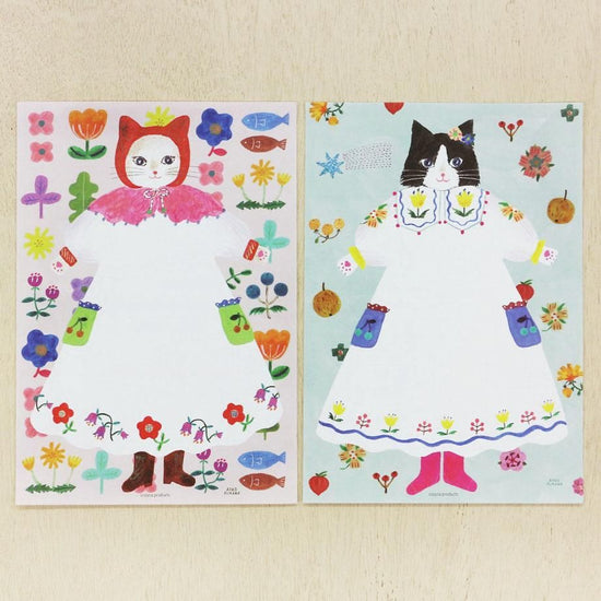 Aiko Fukawa Letter Paper Cat and Onepiece