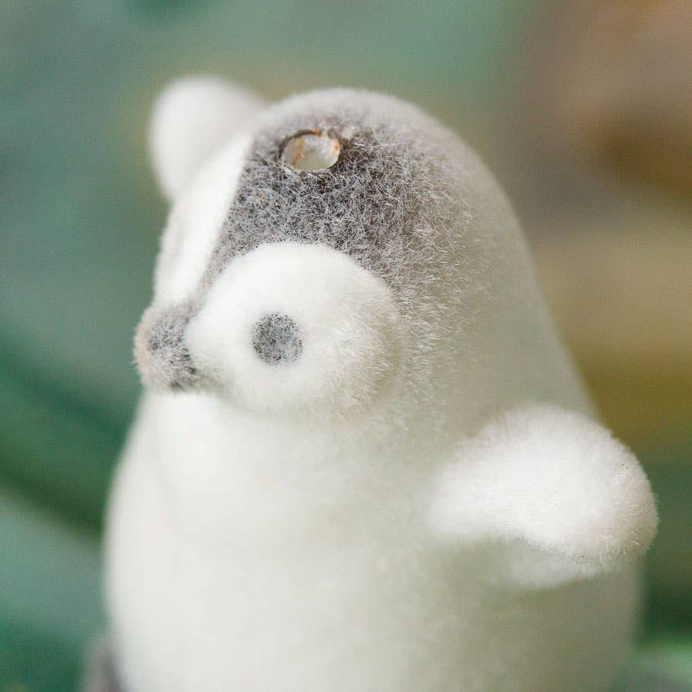 Miniature Flocked Baby Penguins