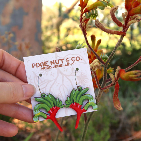 Kangaroo Paw Earrings