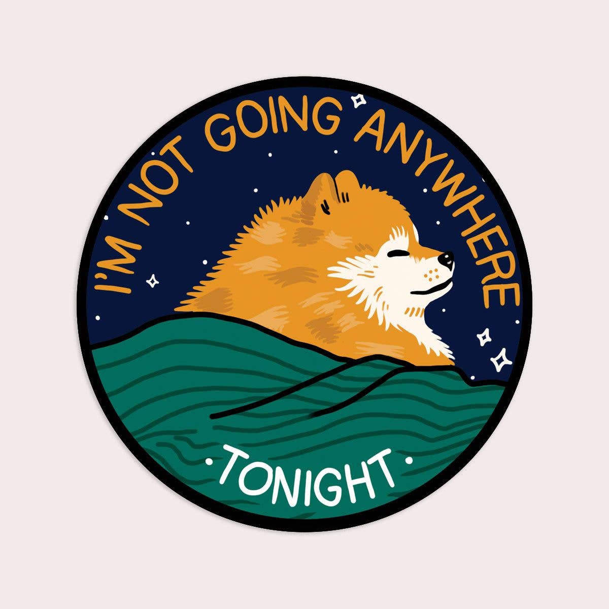 Anywhere Tonight Sticker | Waterproof Vinyl Sticker