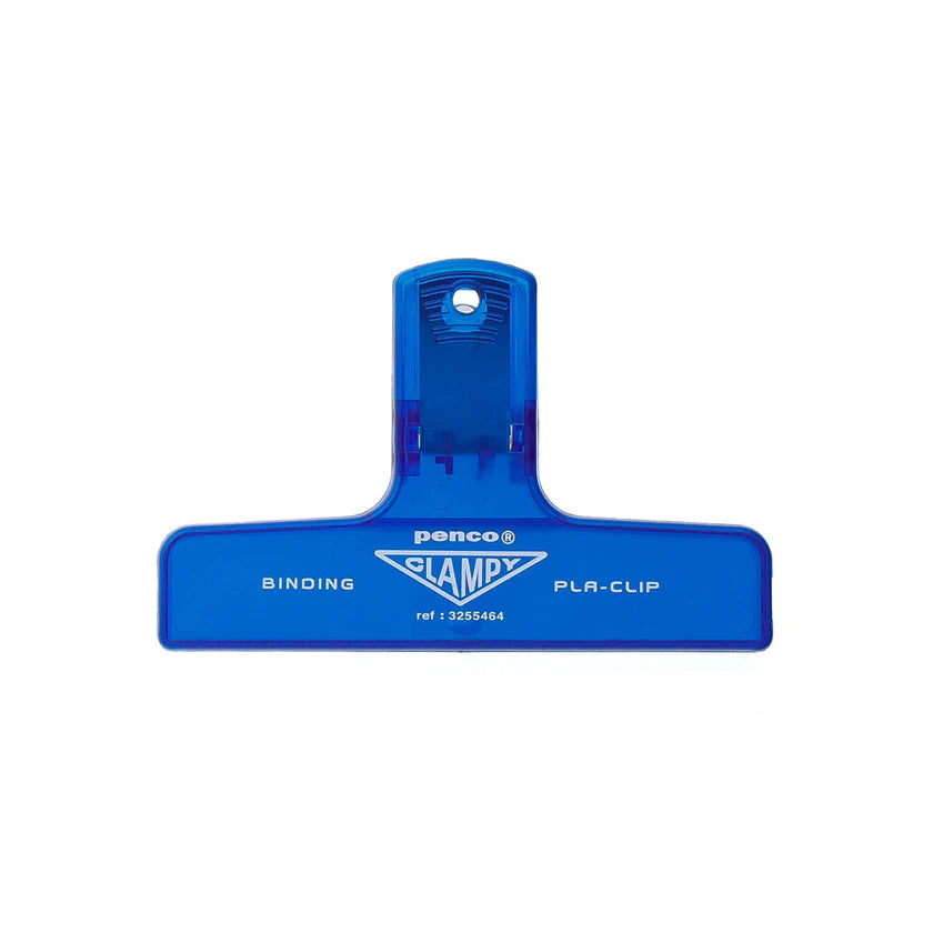 Plastic Clip Clear Blue