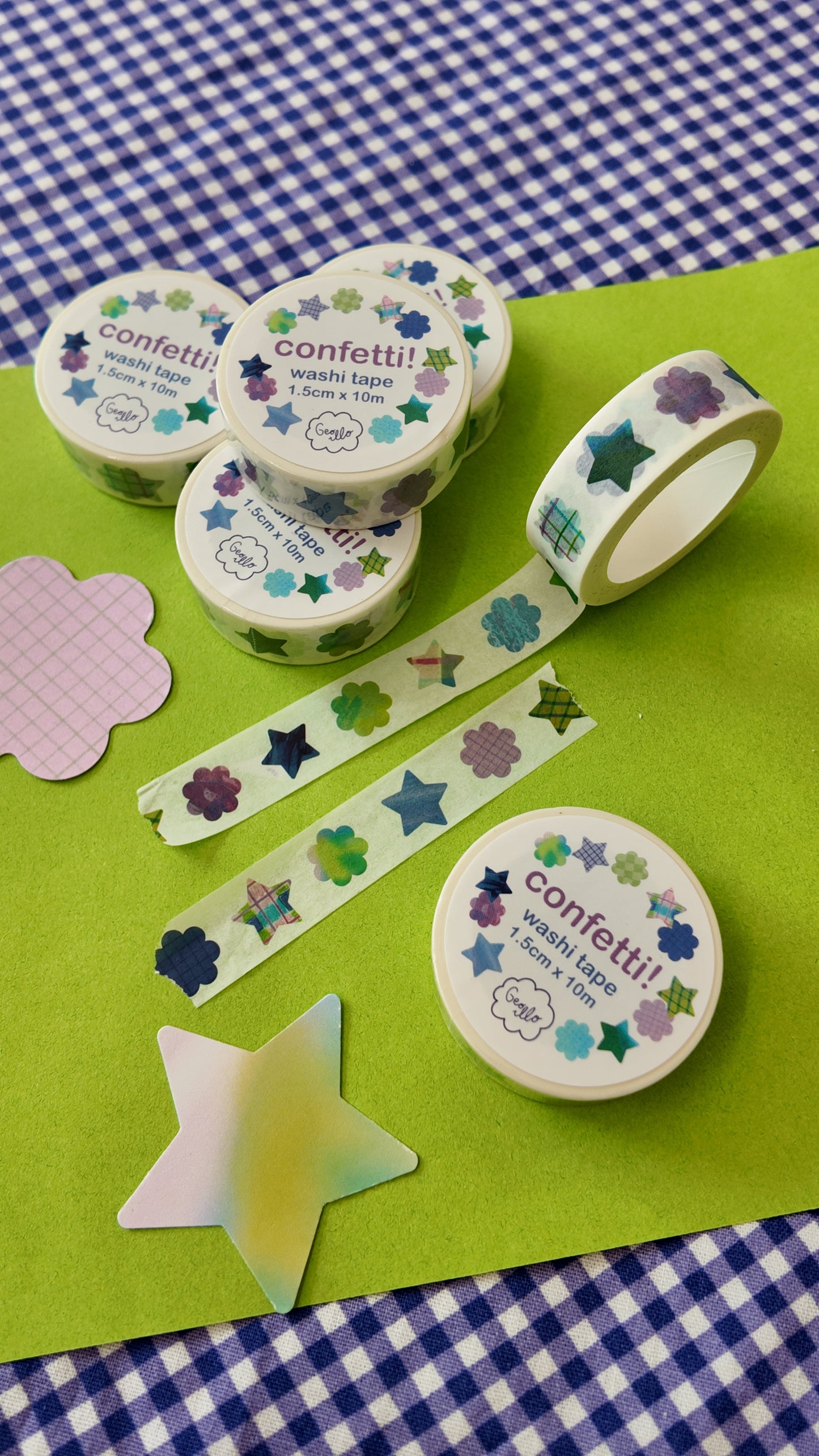 confetti washi tape