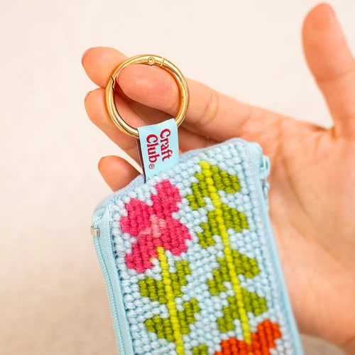 BEGINNER BlOOMS - Needlepoint Taster Pouch Kit