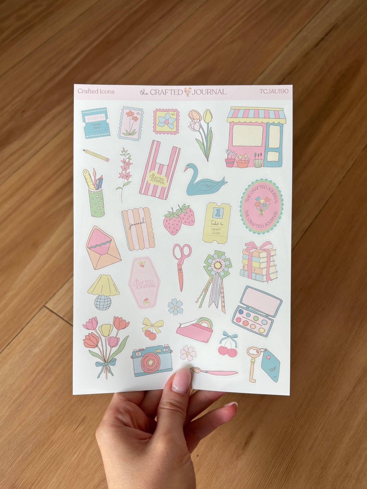 Pastel Trinket Sticker Sheet