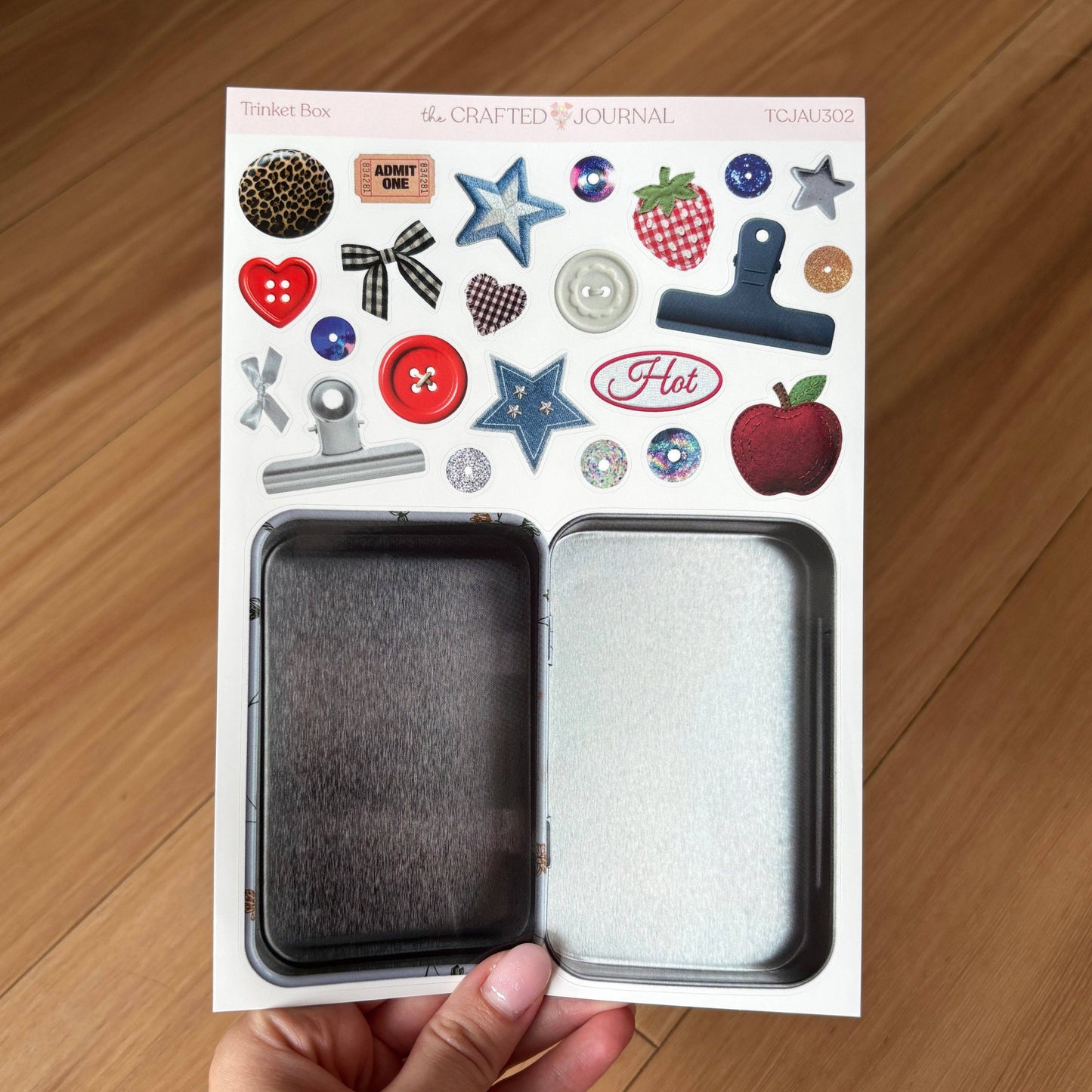 Trinket Box Sticker Sheet