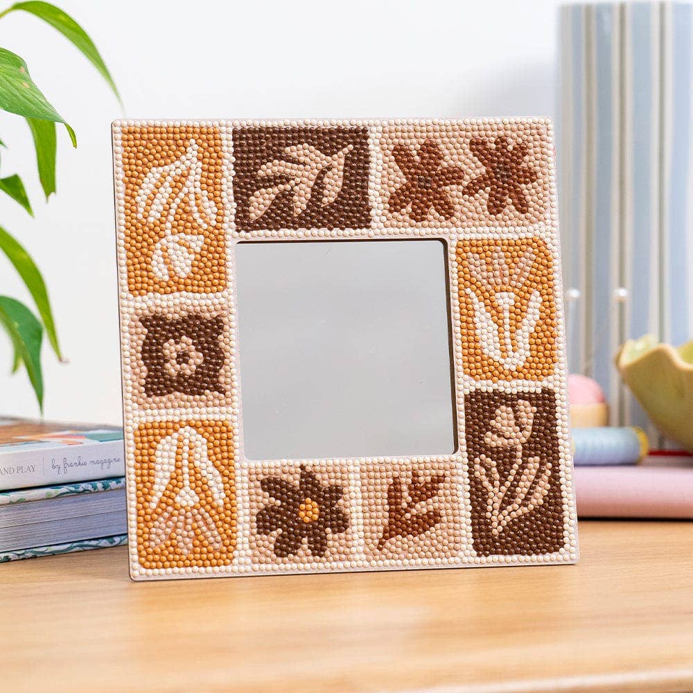 Tuscan Tiles - Diamond Painting Mirror Frame Kit