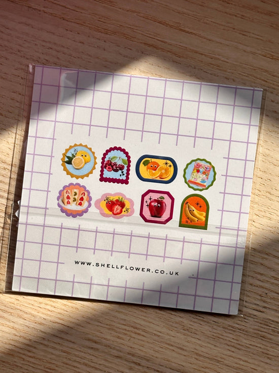 Fruits Washi Flake Stickers