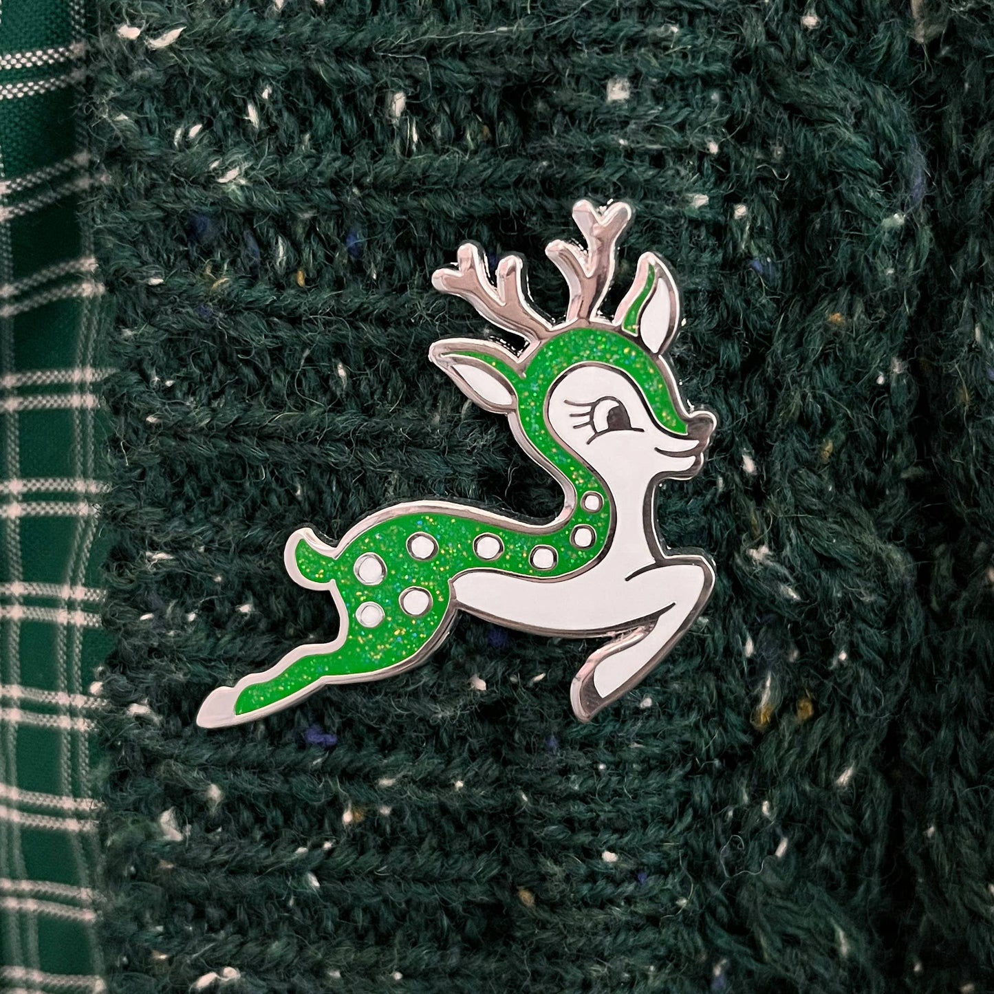 Cutie Christmas Deer enamel pin