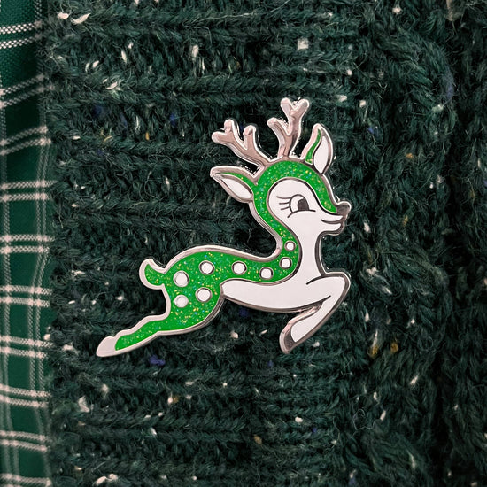 Cutie Christmas Deer enamel pin