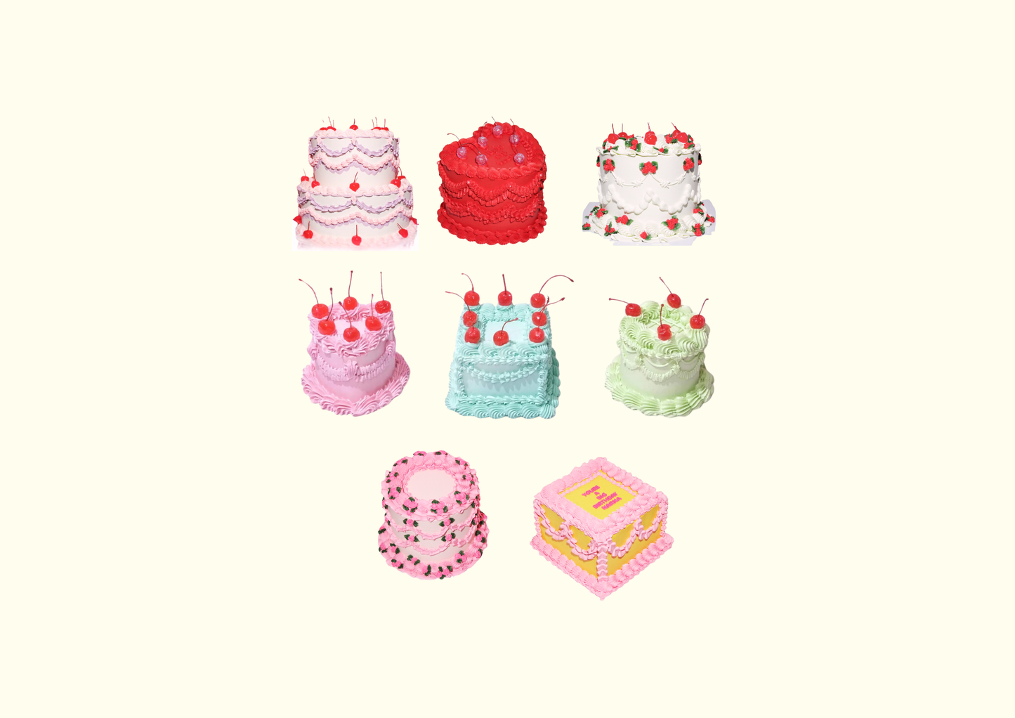 Cakes Washi Flake Stickers 