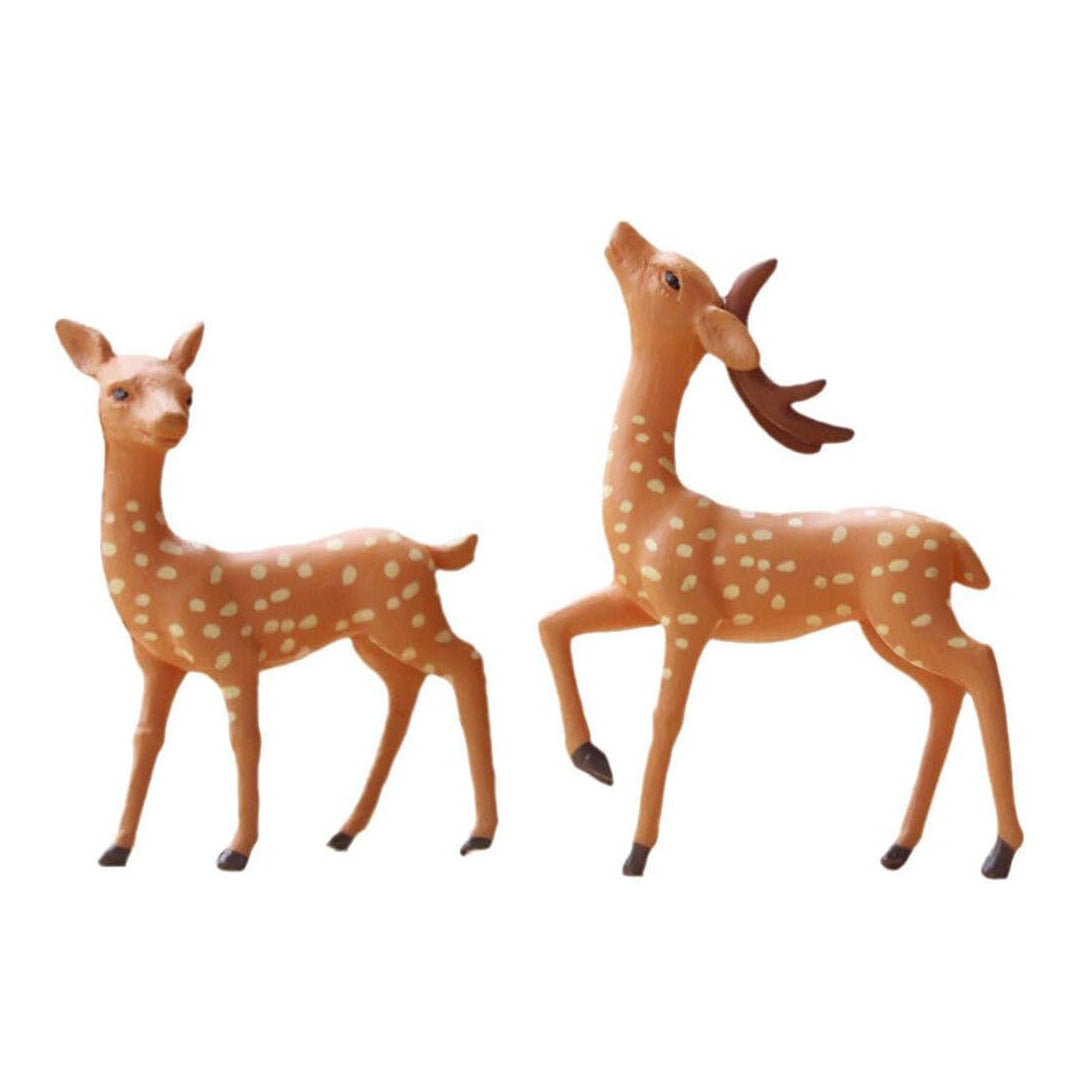 Miniature Shika Deer in Nara Set of 2