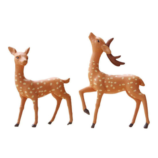 Miniature Shika Deer in Nara Set of 2