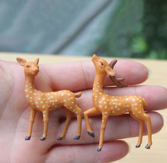 Miniature Shika Deer in Nara Set of 2