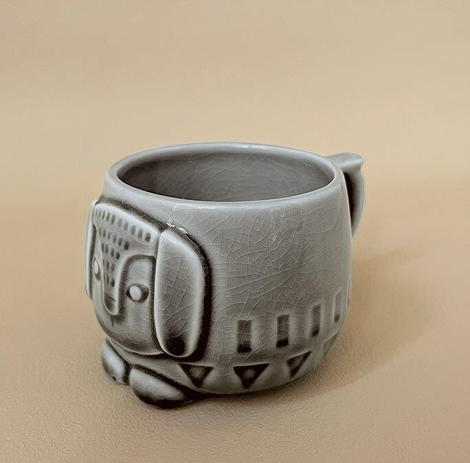 Celadon Dog Mug