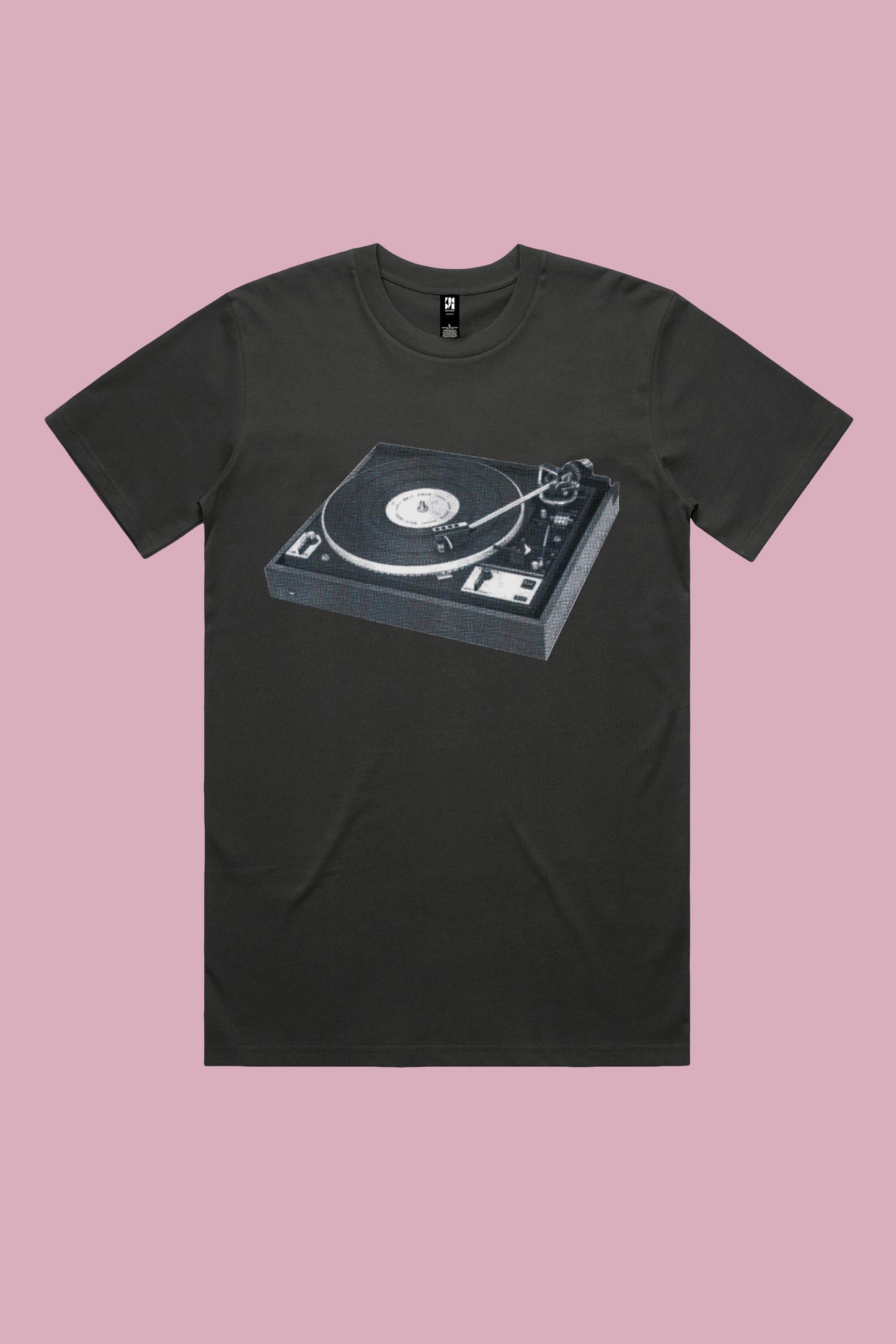 Dual Dot Turntable Tee Coal