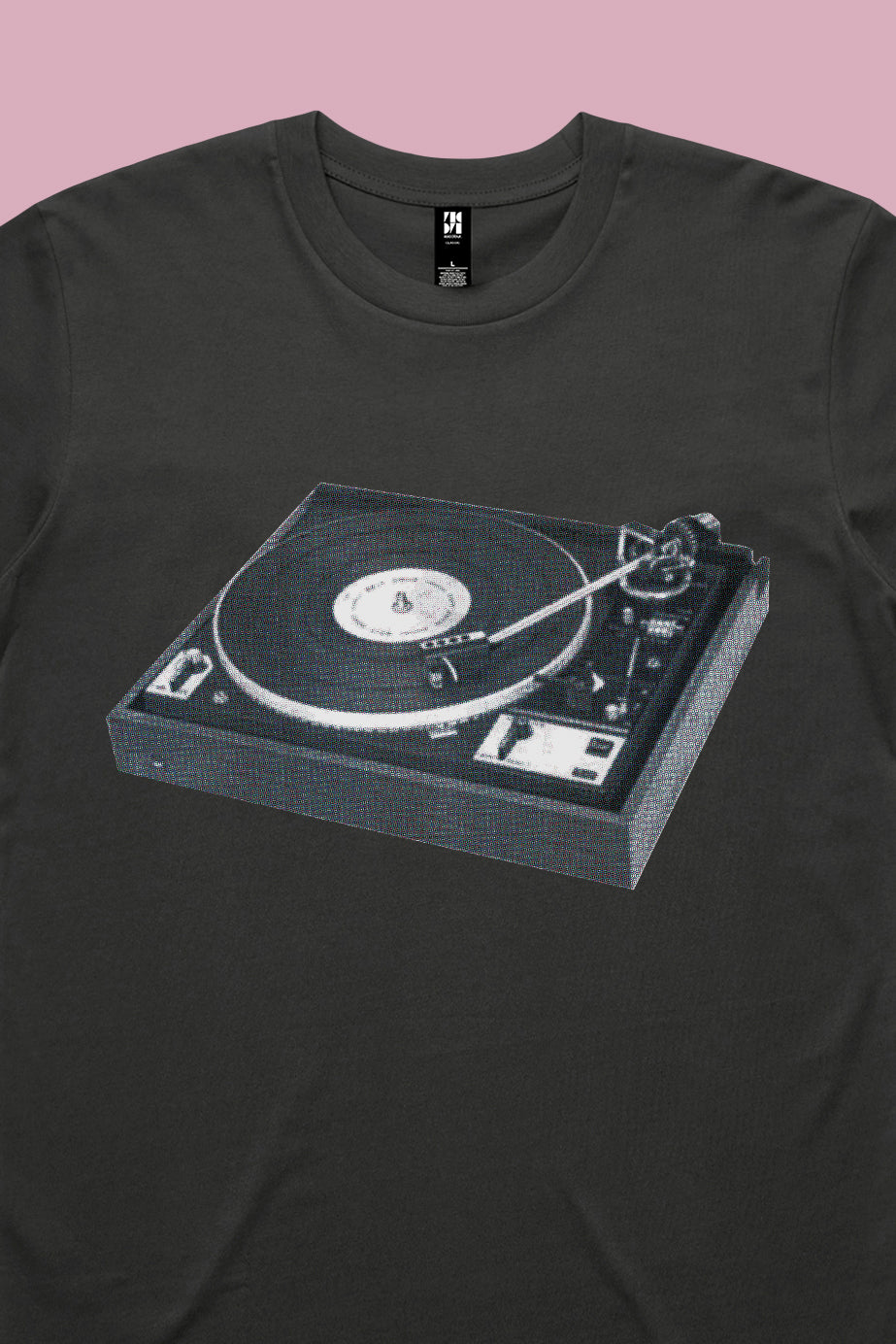 Dual Dot Turntable Tee Coal
