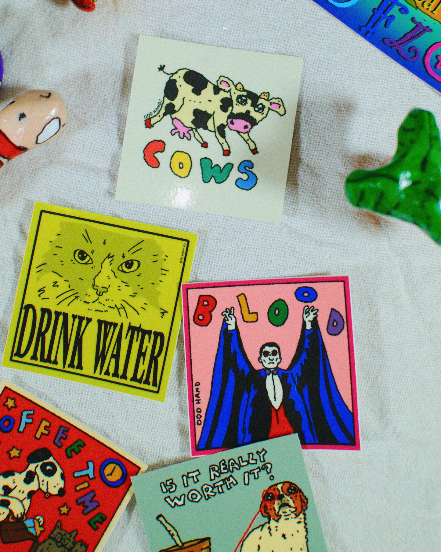 Cows Square Sticker