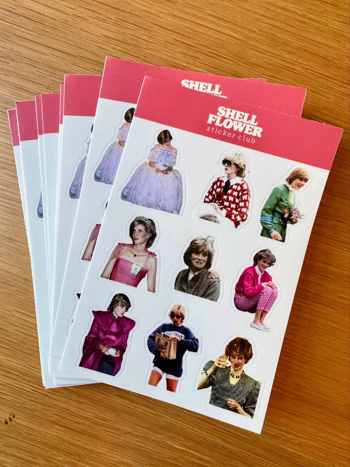 Princess Di Sticker Sheet