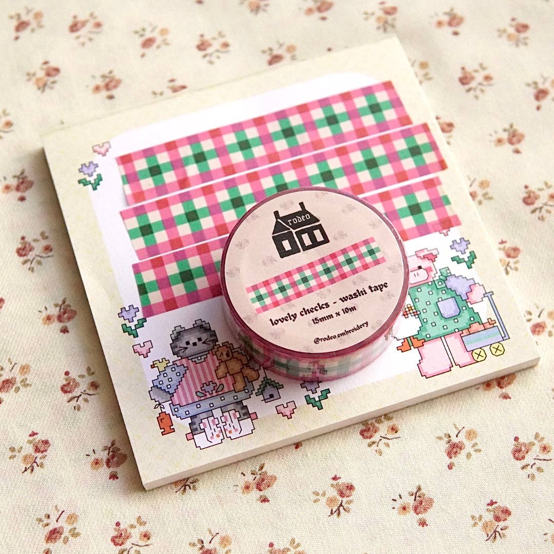 Lovely Checks - Washi Tape