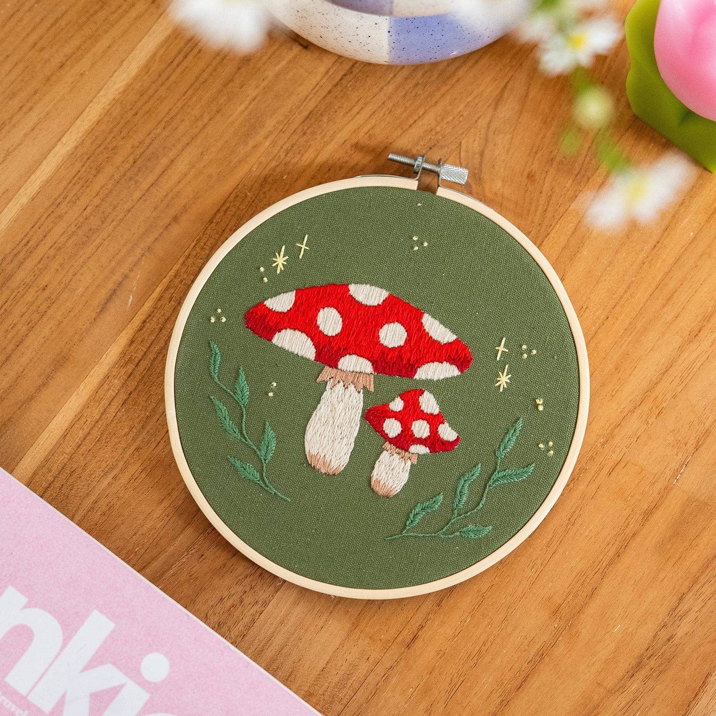 MAGICAL MUSHROOM - Embroidery Kit
