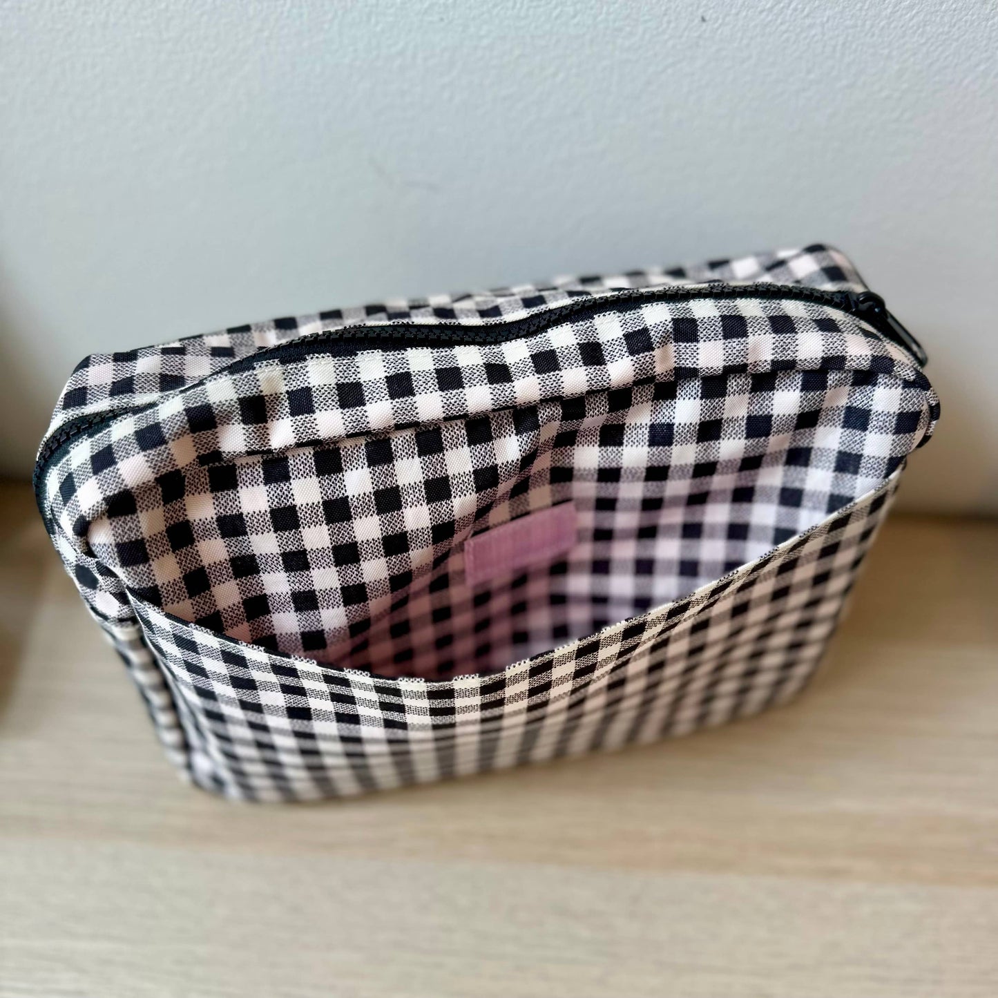 Gingham Journal Pouch