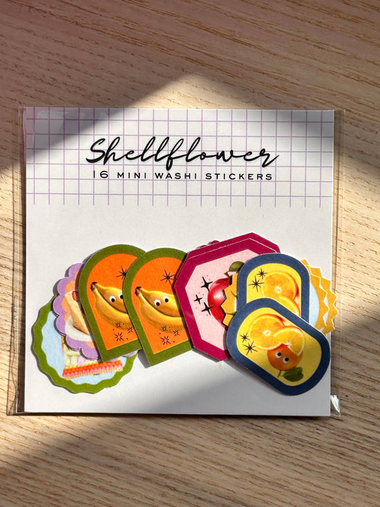 Fruits Washi Flake Stickers