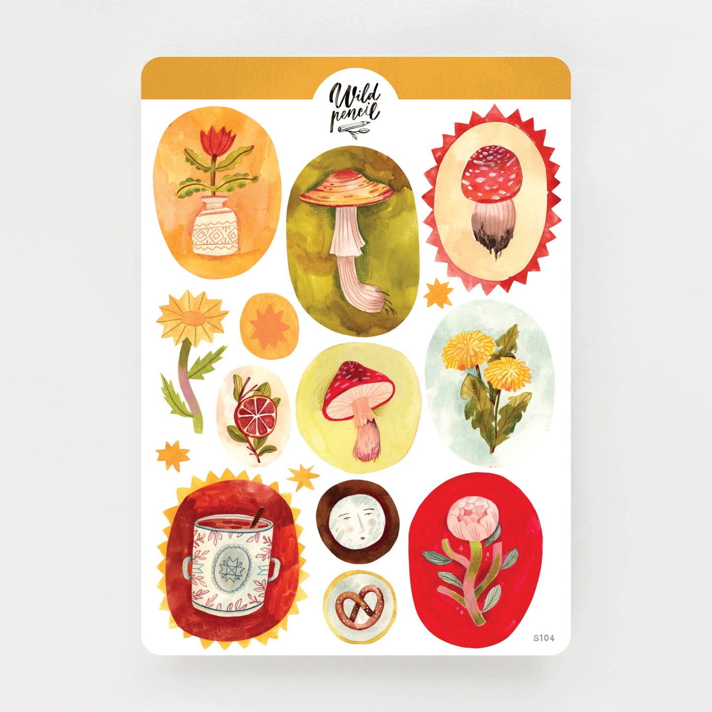 Sticker Sheet — Little Paintings