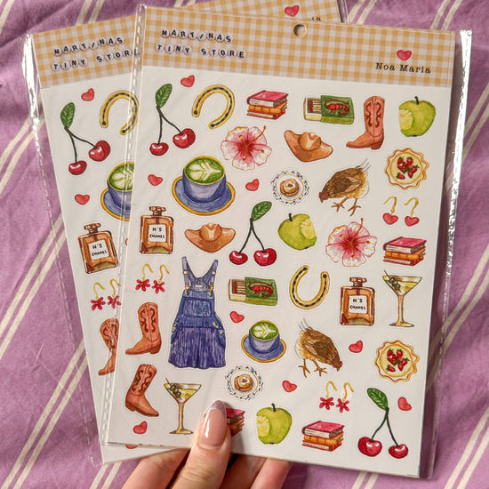 Martina's Tiny Store x Noa Maria Stickersheet