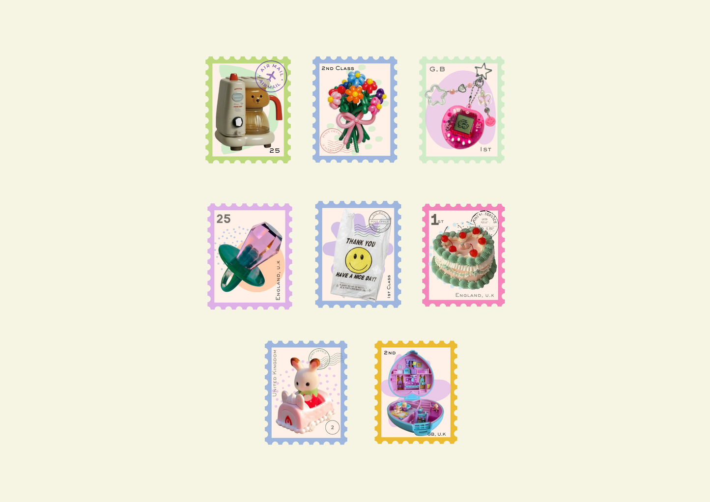 Millennial Washi Flake Stickers