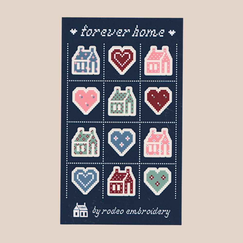 Forever Home - Clear Vinyl Sticker Sheet