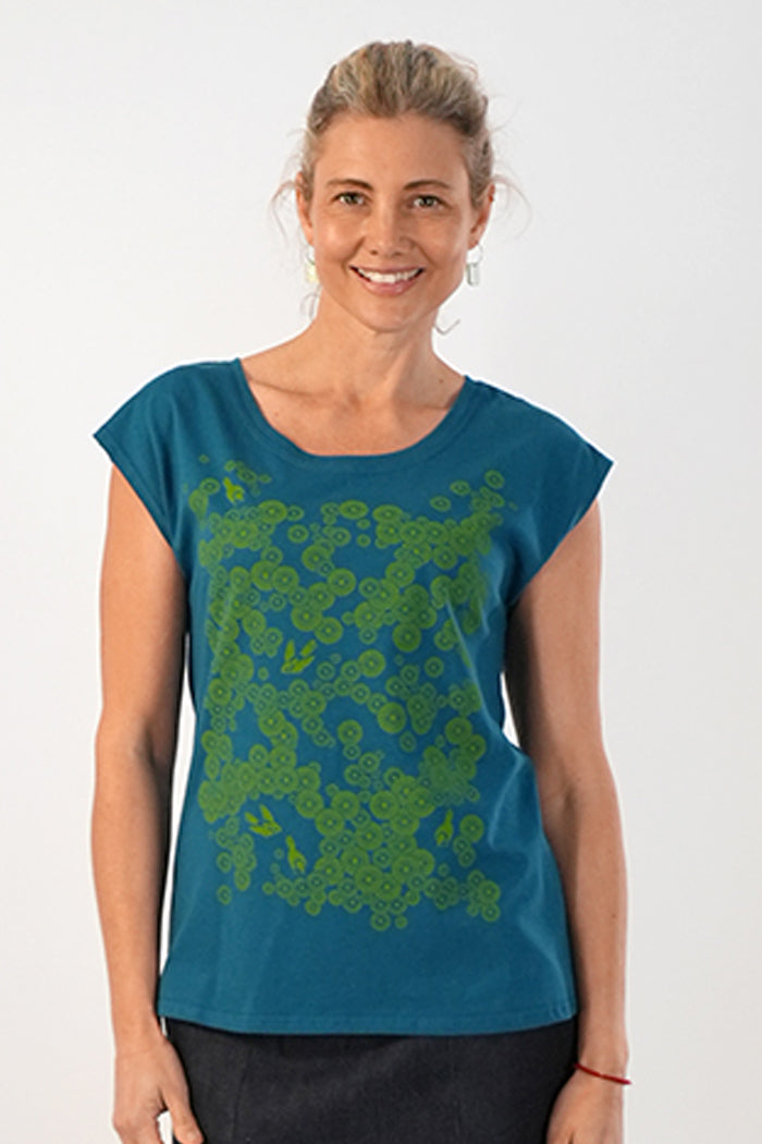 Bobby Top Mikko Green/Turquoise