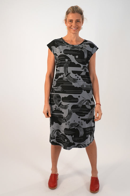 Bobby Dress Birdy Black/Platinum