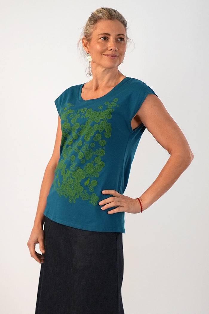 Bobby Top Mikko Green/Turquoise