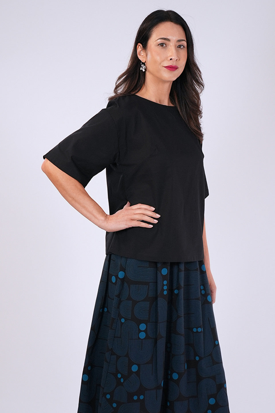 Dee Top Voil Black