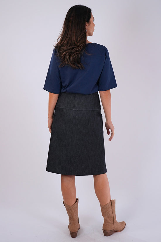 Ivy Skirt Long Denim