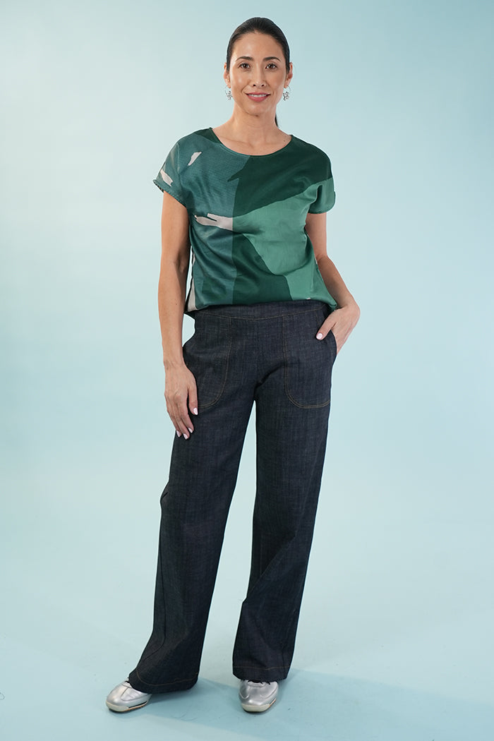 Gabby Pants Denim Indigo
