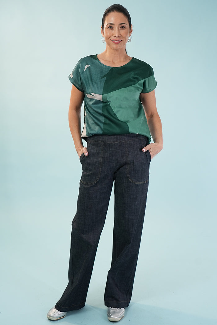 Gabby Pants Denim Indigo