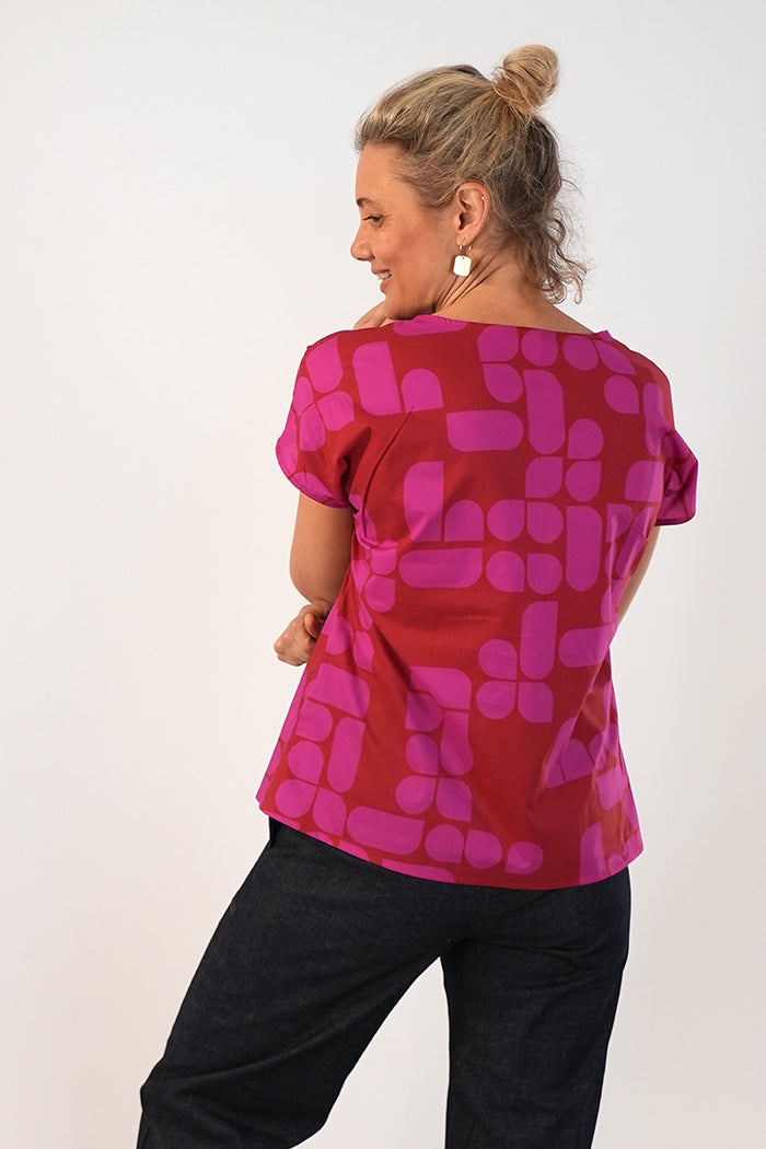 Tilly Top Movement Pink/Red