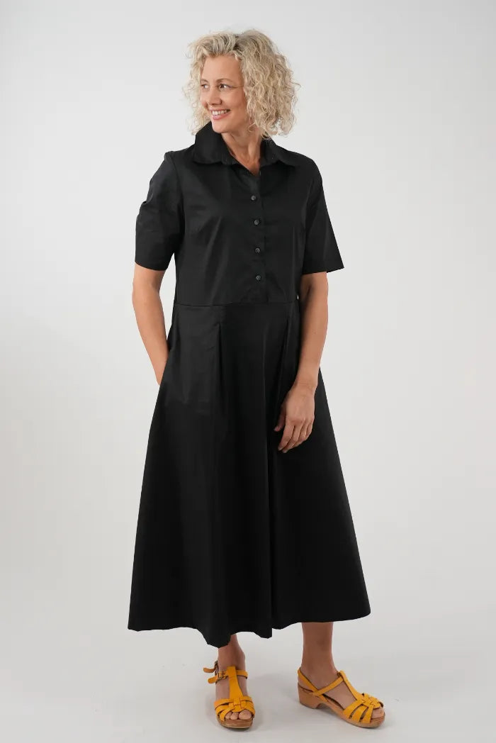 Frankie Dress Midi - Black