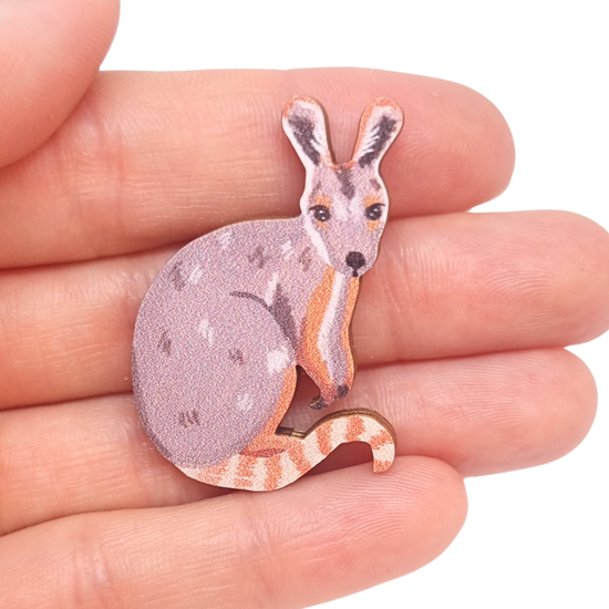 Rock Wallaby Australian Animal Pin