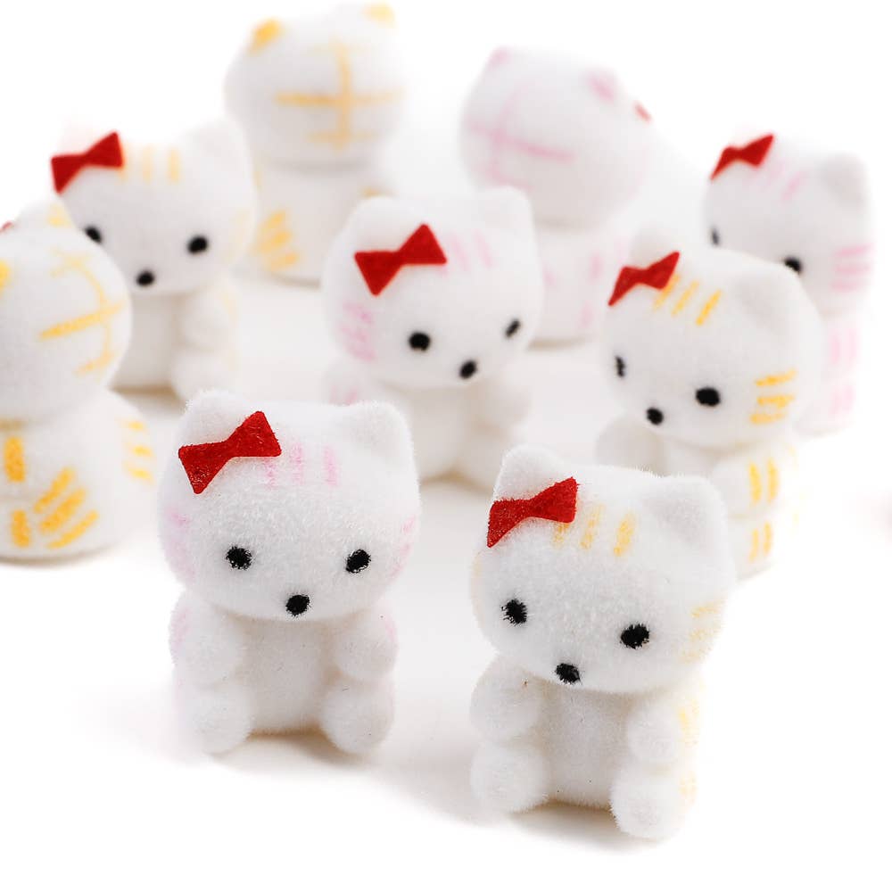 Flocked Baby Kitten