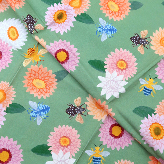 Strawflower & Native Bees Australian Tea Towel