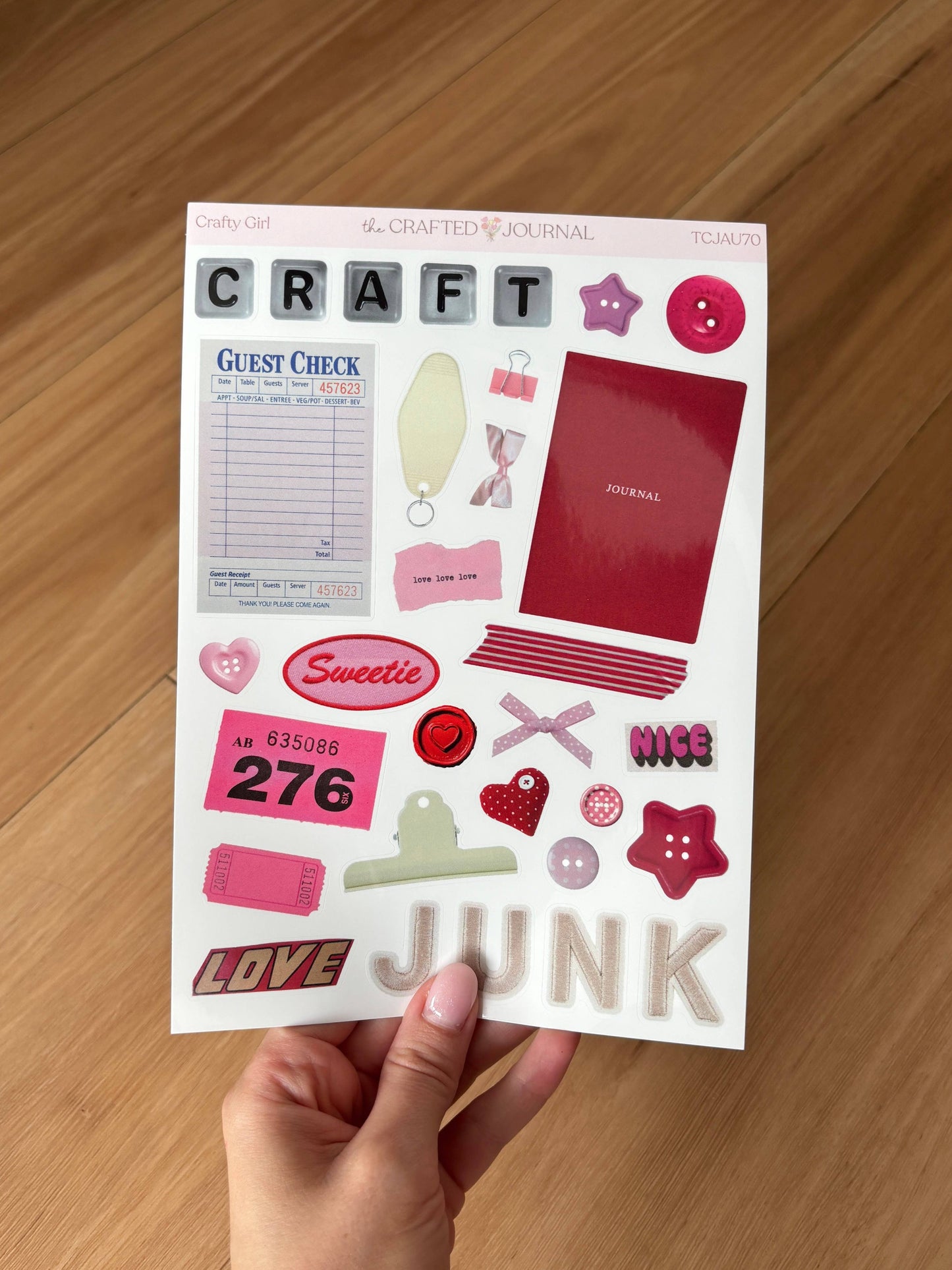Crafty Girl Sticker Sheet