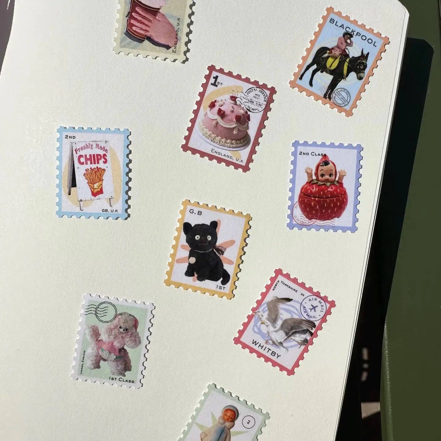 Stamps Washi Flake Stickers 