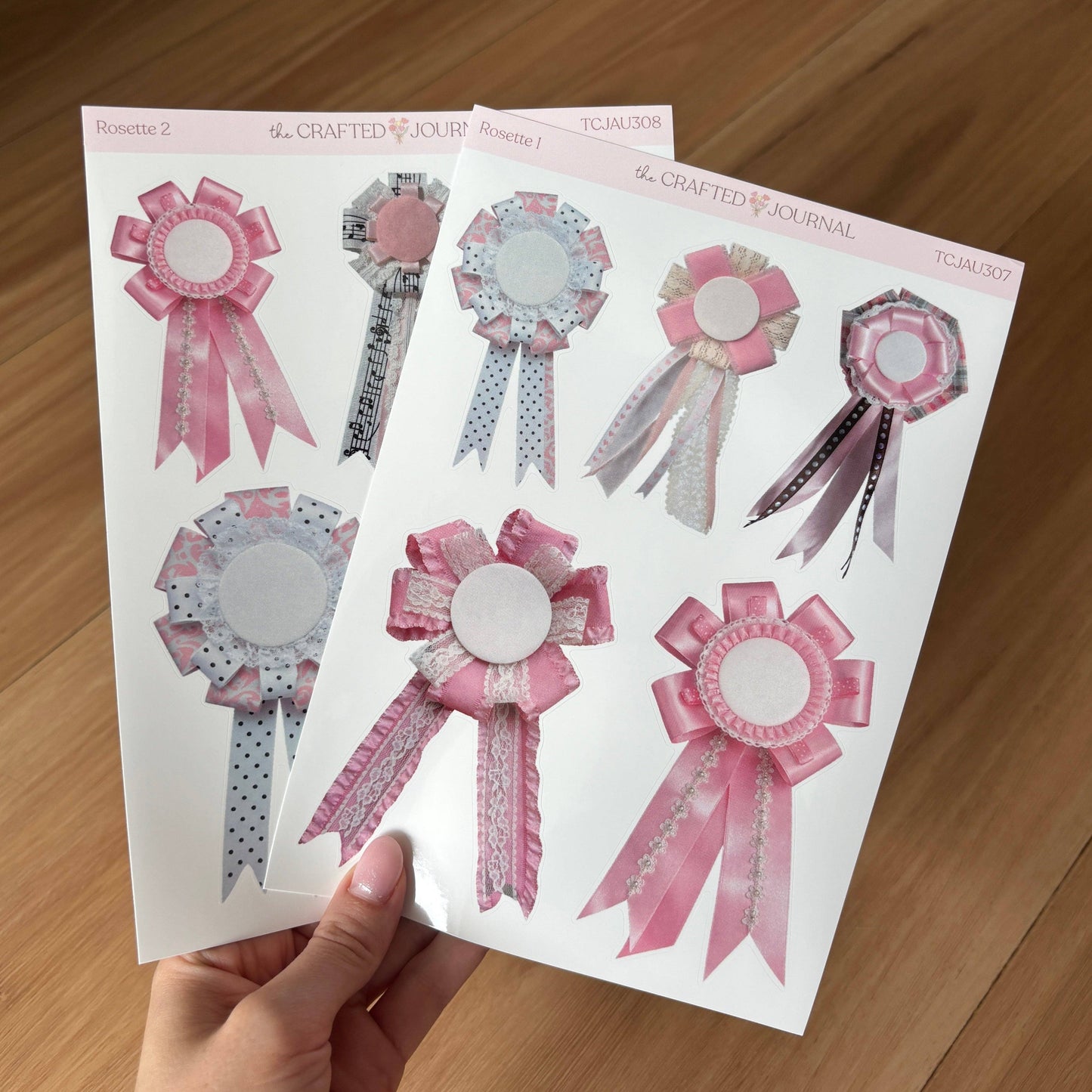 Rosette Sticker Sheet Set