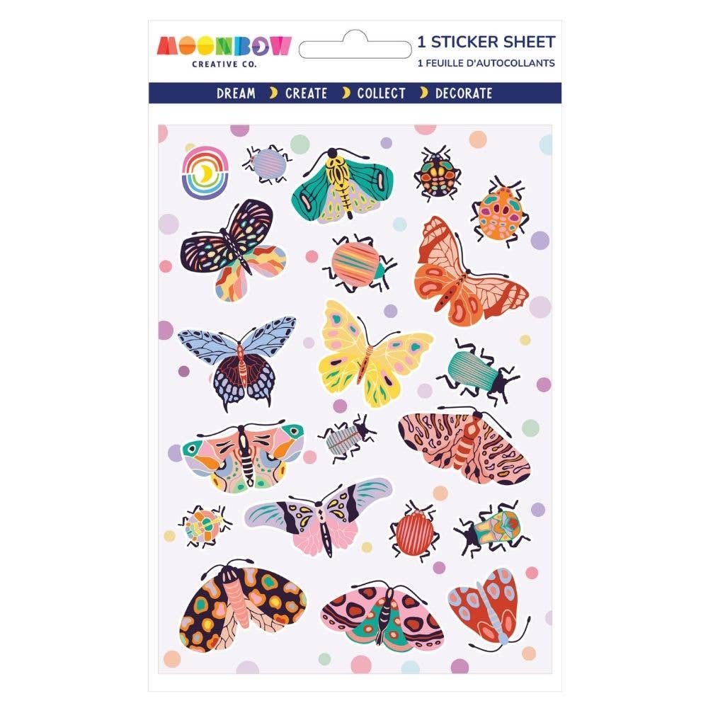 Fancy Flutters Glossy Sticker Sheet