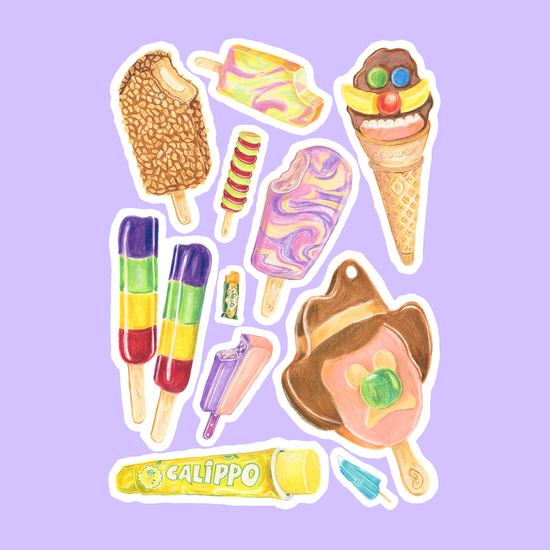 Ice Cream Vinyl Stickers